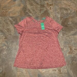 Kimmery burgundy sporty tee, size 2X. NWT